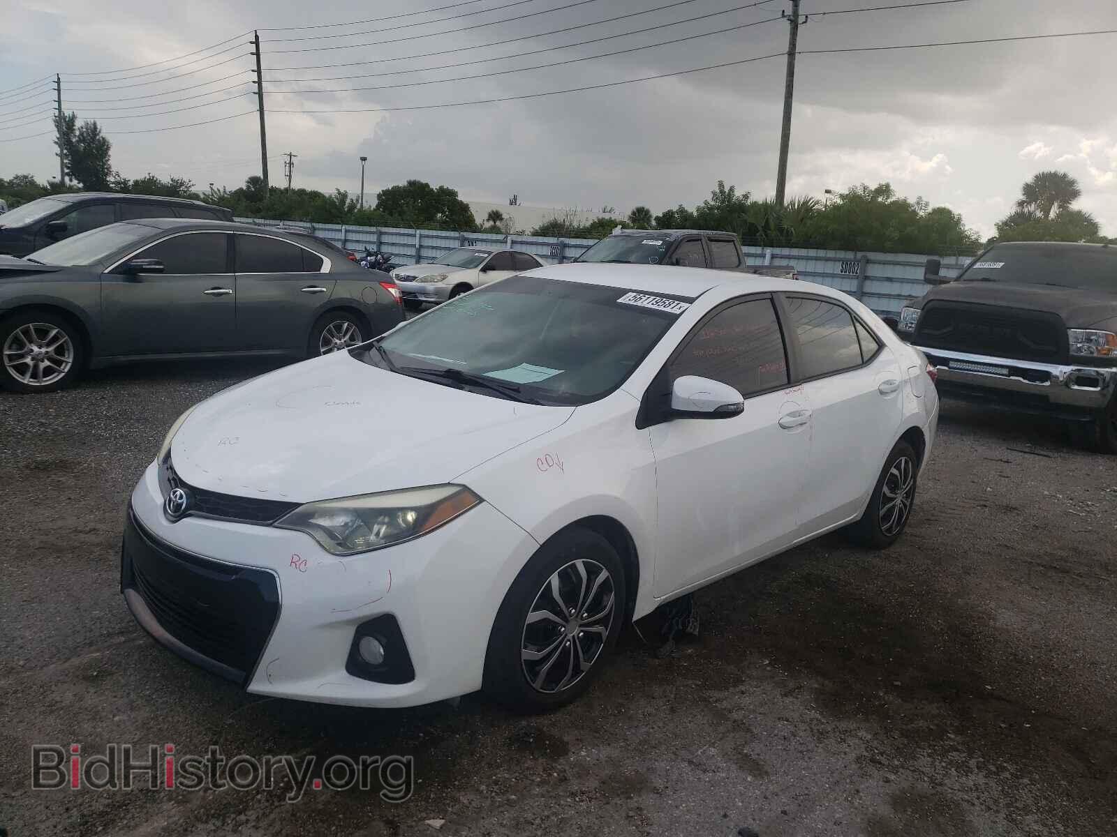 2014 TOYOTA COROLLA - VIN: 2T1BURHEXEC145383 - Фото 2