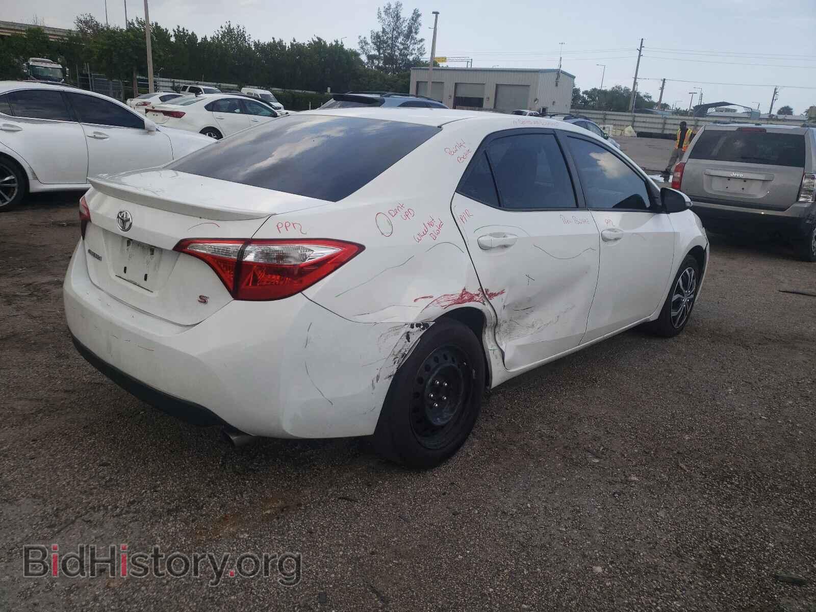 2014 TOYOTA COROLLA - VIN: 2T1BURHEXEC145383 - Фото 4