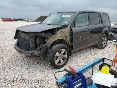 2014 Honda PILOT EXL, black — VIN 5FNYF3H52EB018074, Copart