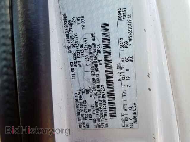 2003 FORD ECONOLINE - VIN: 1FTRE14253HB97232 - Photo 10