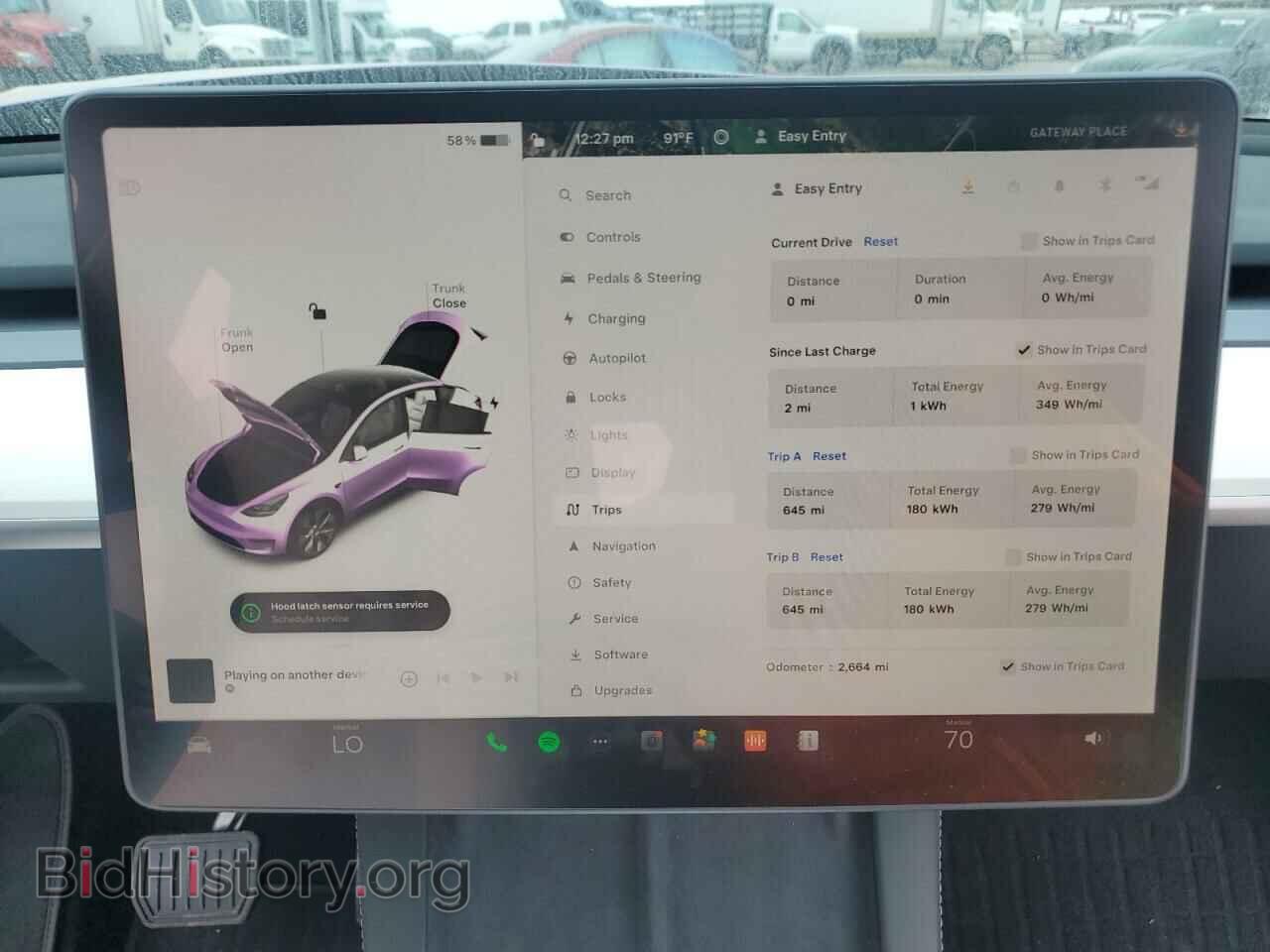 2024 TESLA MODEL Y - VIN: 7SAYGDEE3RA236358 - Фото 9
