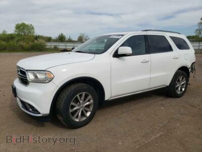 2014 Dodge DURANGO Limited, white — VIN 1C4RDJDG6EC977092, Copart