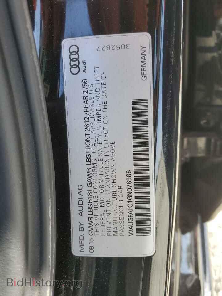 2016 AUDI A6 - VIN: WAUGFAFC1GN076986 - Photo 13
