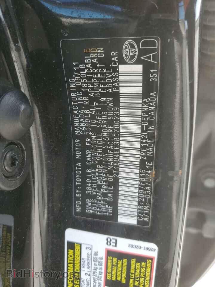 2011 TOYOTA COROLLA - VIN: 2T1BU4EE3BC700239 - Фото 12