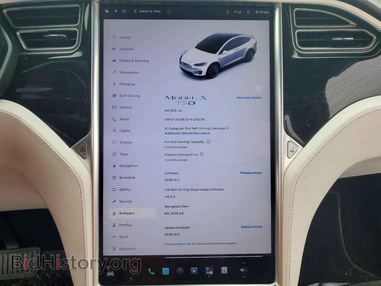 2017 TESLA MODEL X - VIN: 5YJXCBE29HF039274 - Фото 9