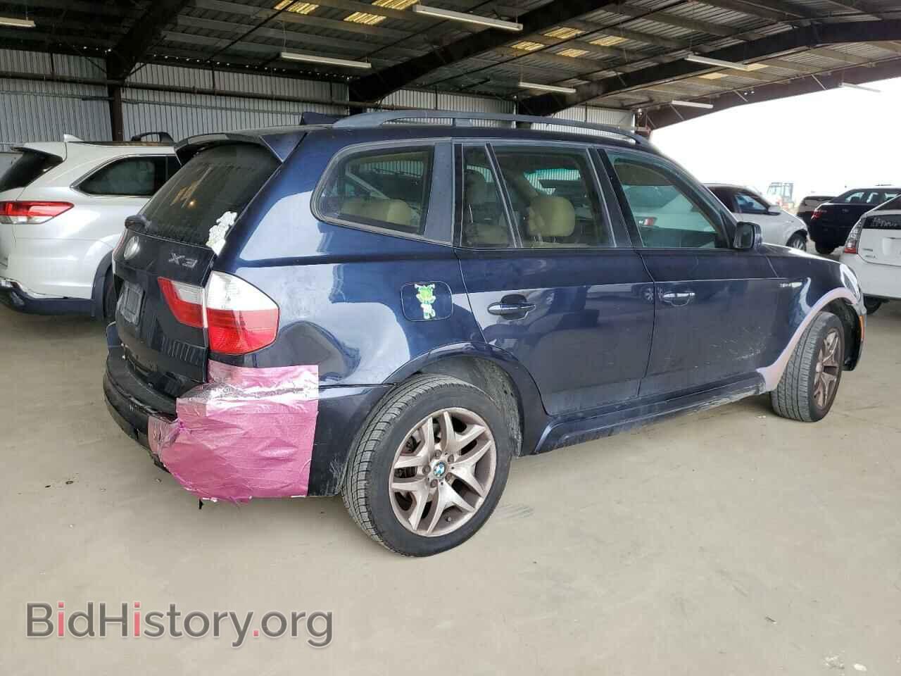 2007 BMW X3 - VIN: WBXPC93487WF04835 - Фото 3