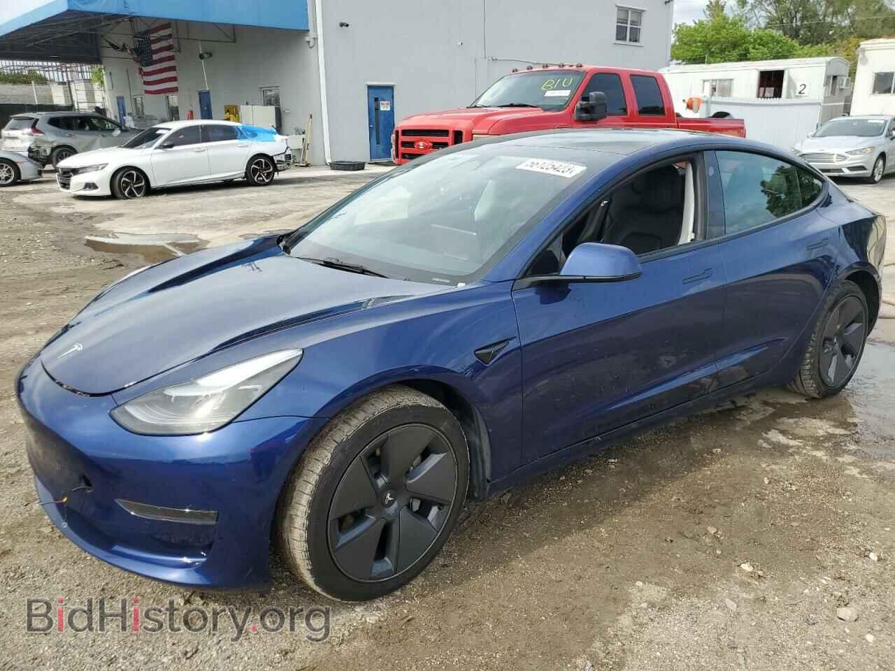 Фотография 5YJ3E1EA7NF191205 - TESLA MODEL 3 2022