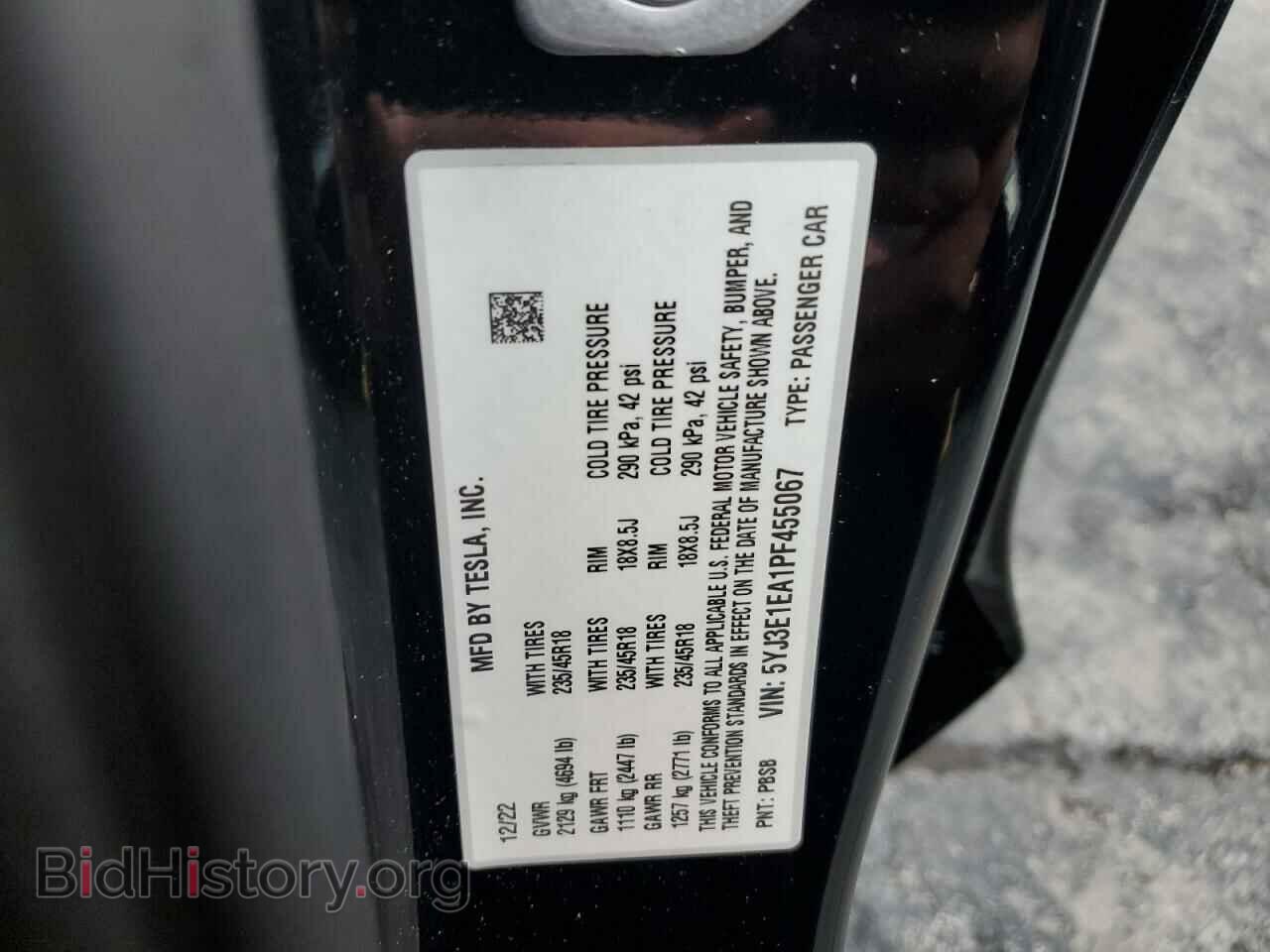 2023 TESLA MODEL 3 - VIN: 5YJ3E1EA1PF455067 - Photo 12