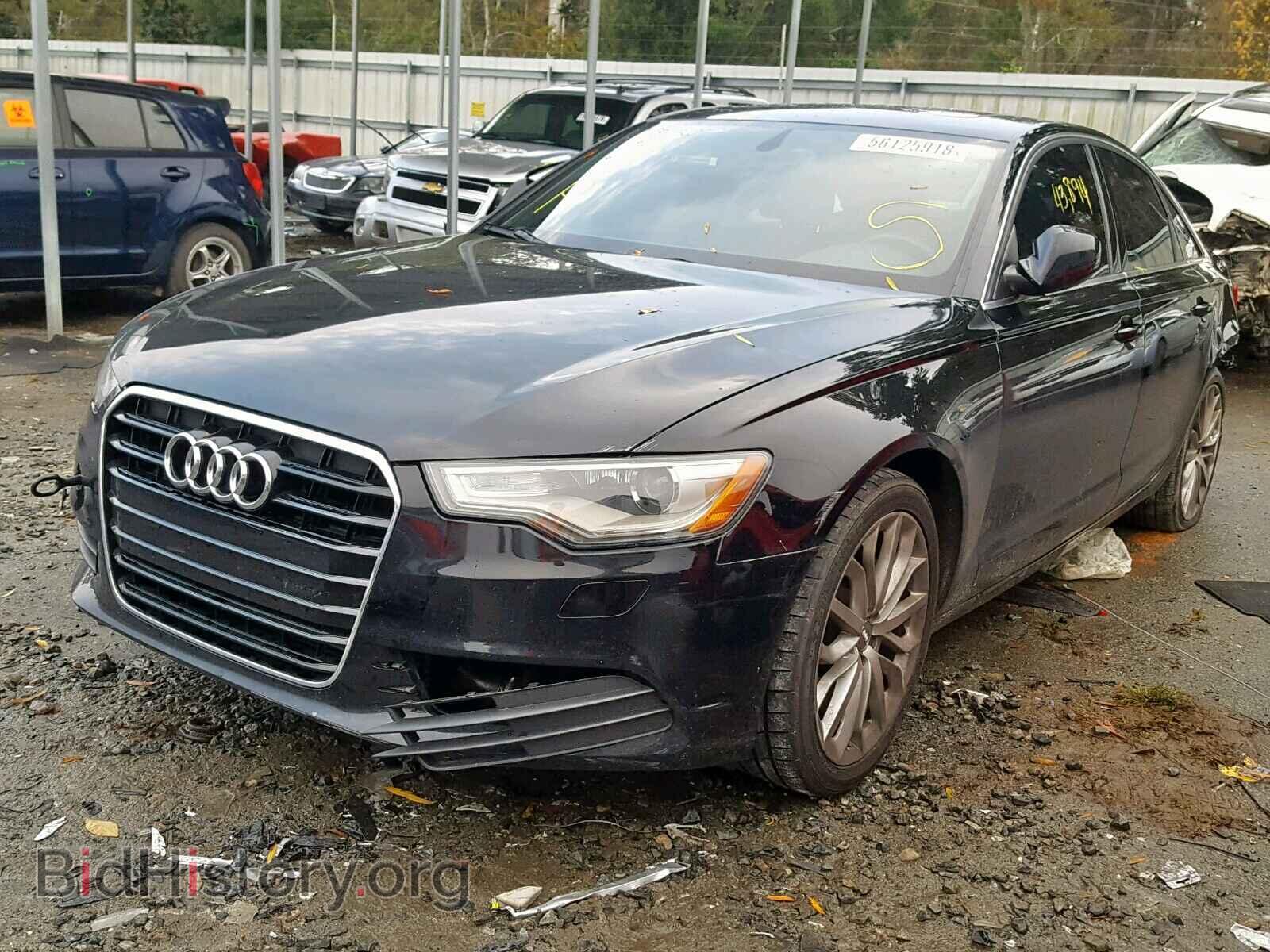 2014 AUDI A6 - VIN: WAUCFAFC7EN162797 - Фото 2