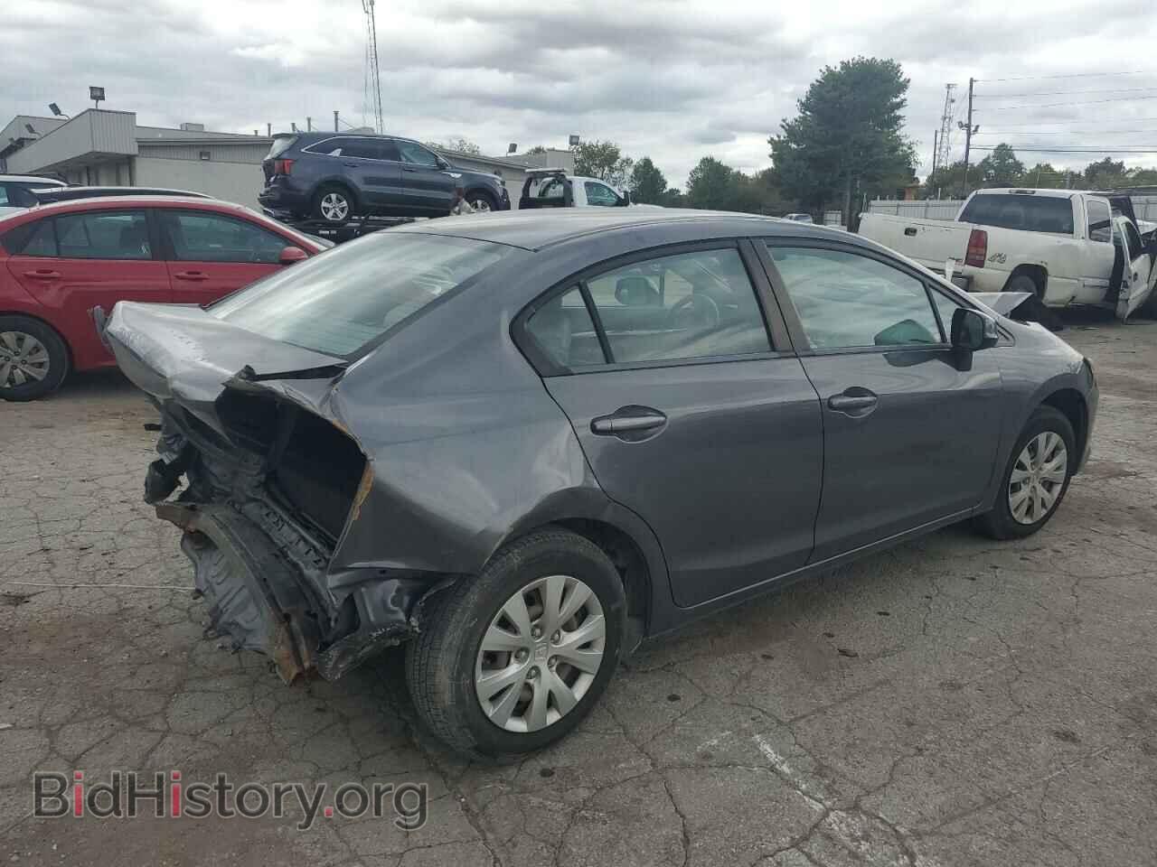 2012 HONDA CIVIC - VIN: 2HGFB2F5XCH303839 - Фото 3