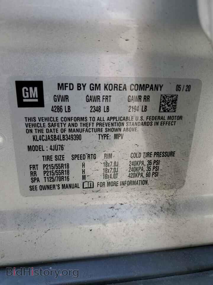2020 BUICK ENCORE - VIN: KL4CJASB4LB349390 - Photo 14
