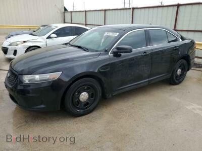 2015 Ford TAURUS Police Interceptor, черный — VIN 1FAHP2L8XFG135987, Copart