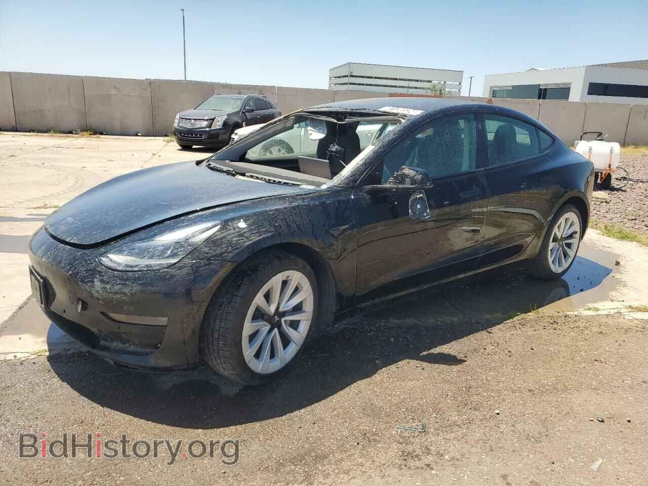 Фотография 5YJ3E1EB3NF305077 - TESLA MODEL 3 2022