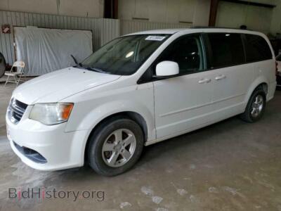 2012 Dodge CARAVAN SXT, белый — VIN 2C4RDGCG3CR148859, Copart
