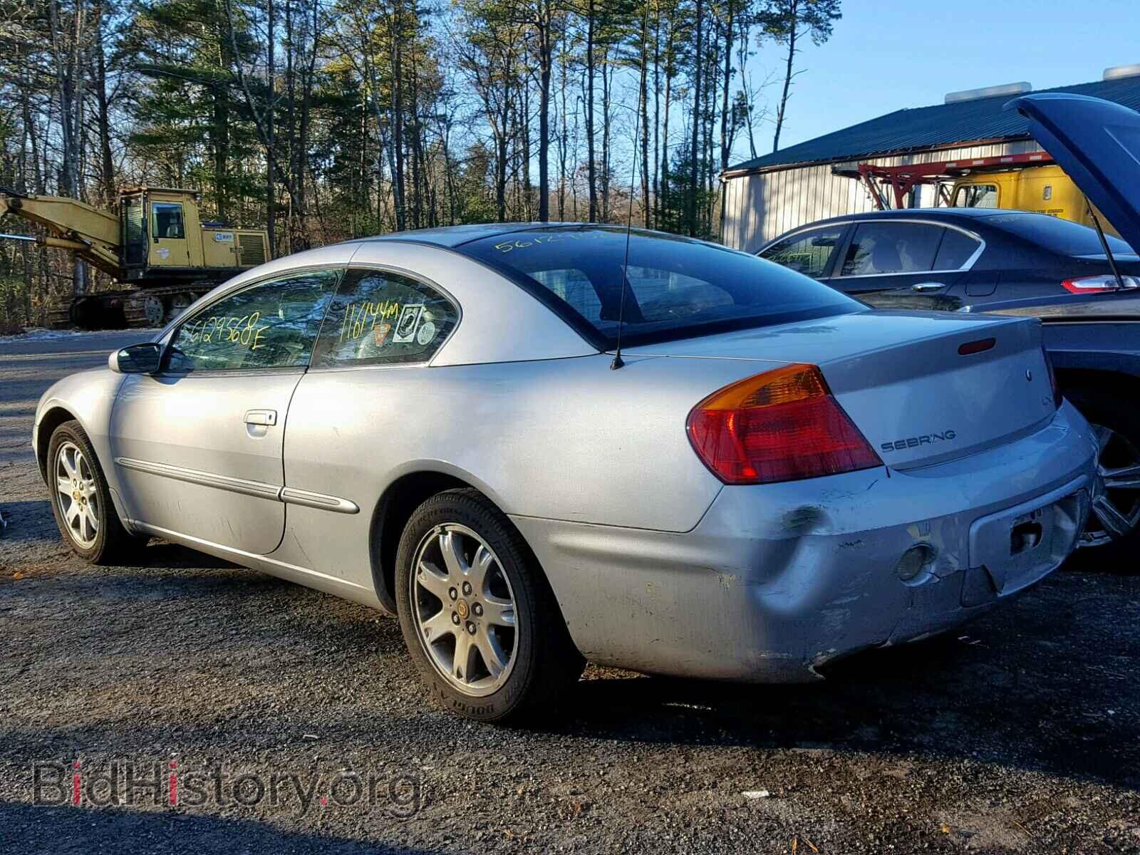 2001 CHRYSLER SEBRING - VIN: 4C3AG52H01E019834 - Фото 3