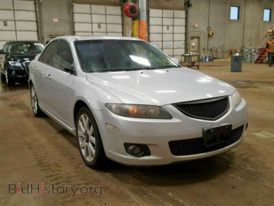 2006 Mazda 6 6 S, серебристый — VIN 1YVHP80DX65M38529, Copart