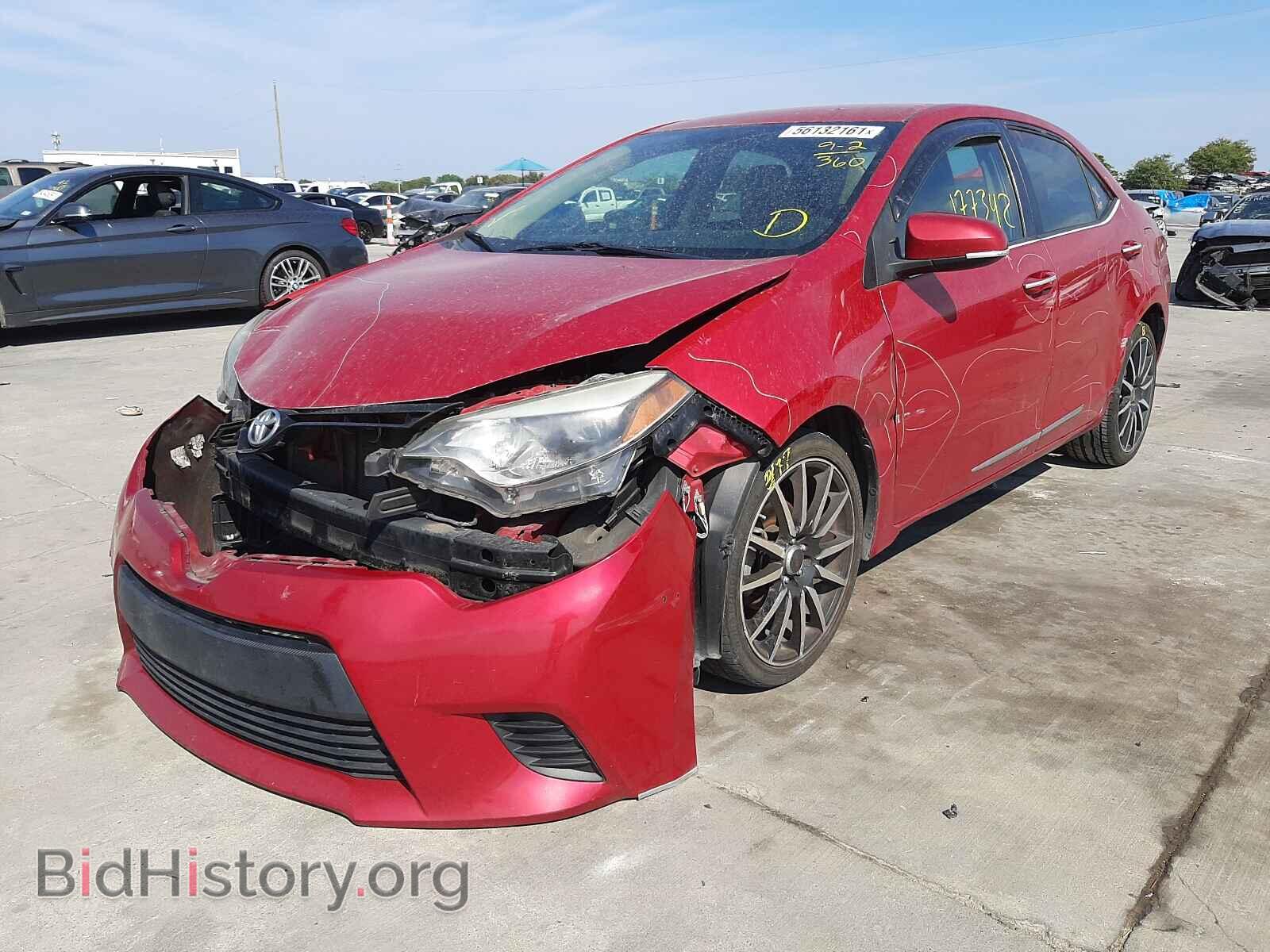 2014 TOYOTA COROLLA - VIN: 2T1BURHE3EC067738 - Фото 2