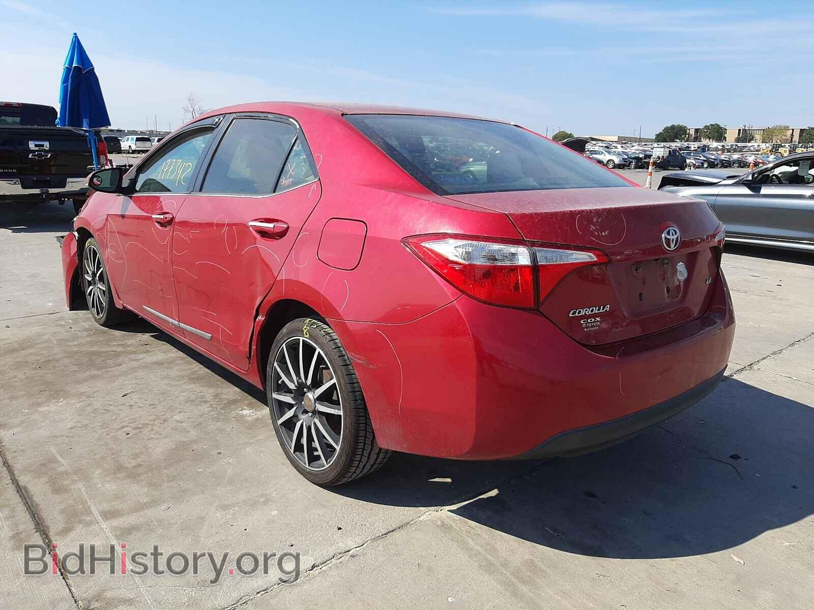 2014 TOYOTA COROLLA - VIN: 2T1BURHE3EC067738 - Фото 3