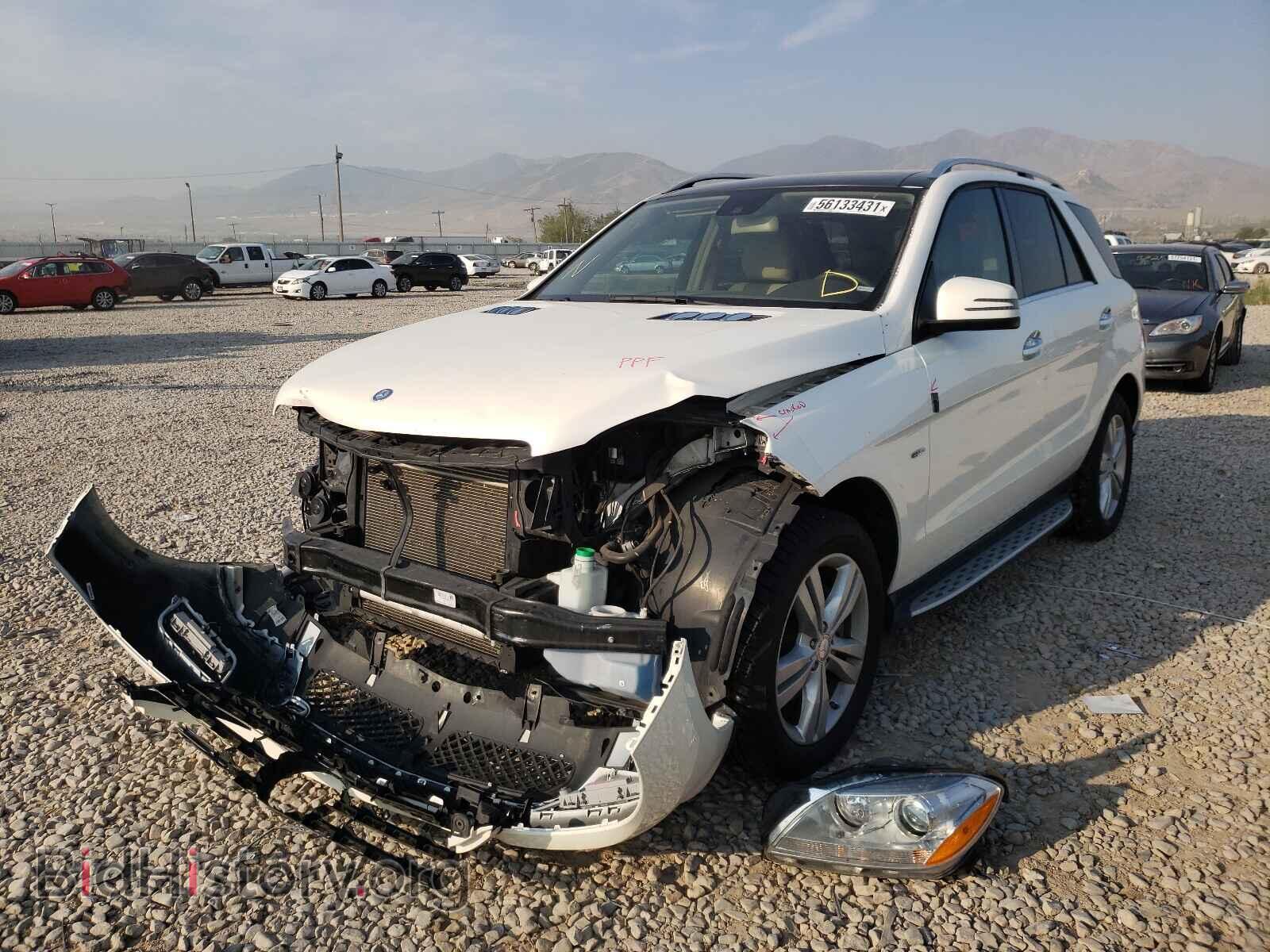 2012 MERCEDES-BENZ M-CLASS - VIN: 4JGDA5HB3CA093012 - Фото 2