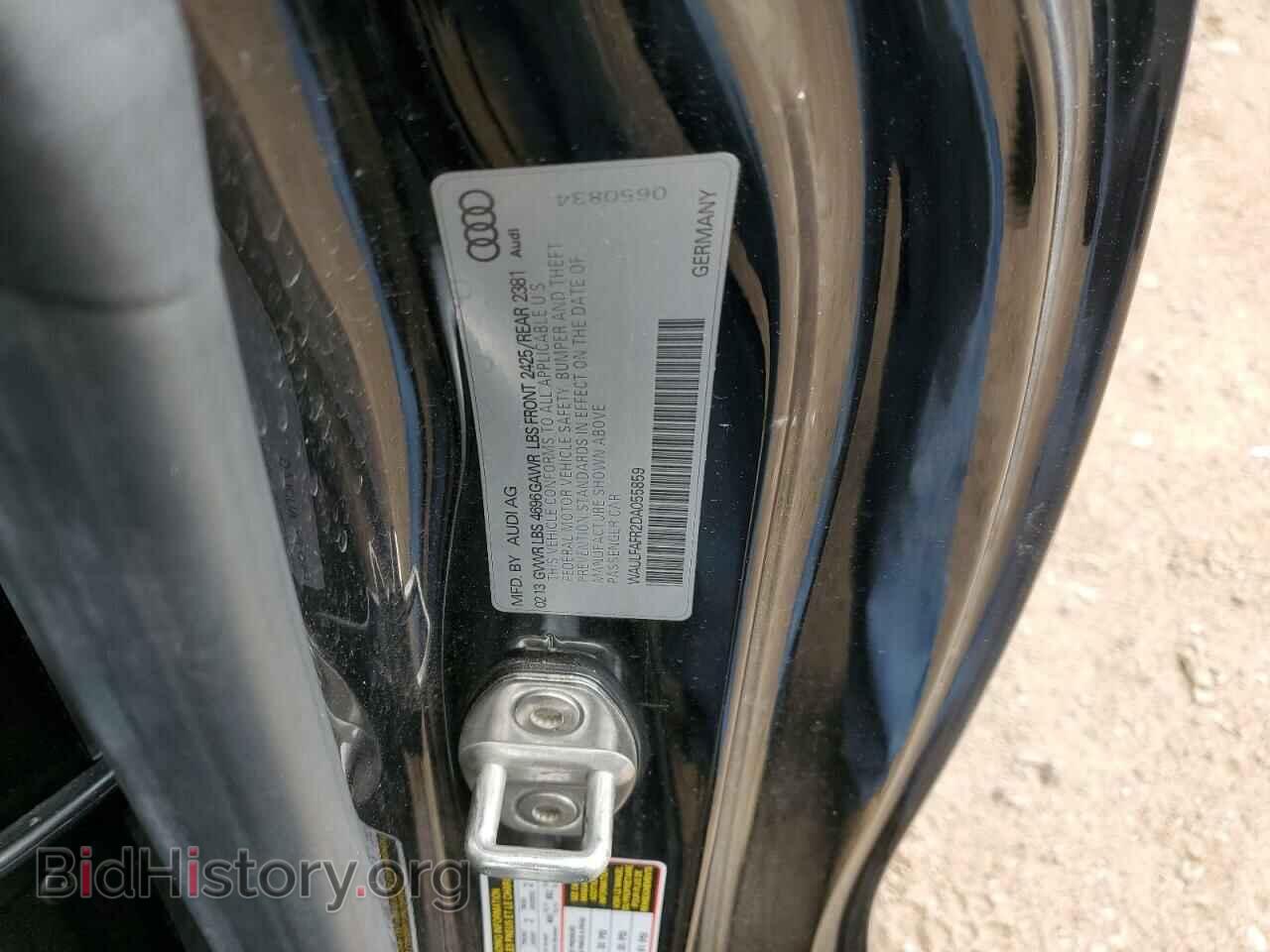 2013 AUDI A5 - VIN: WAULFAFR2DA055859 - Фото 13