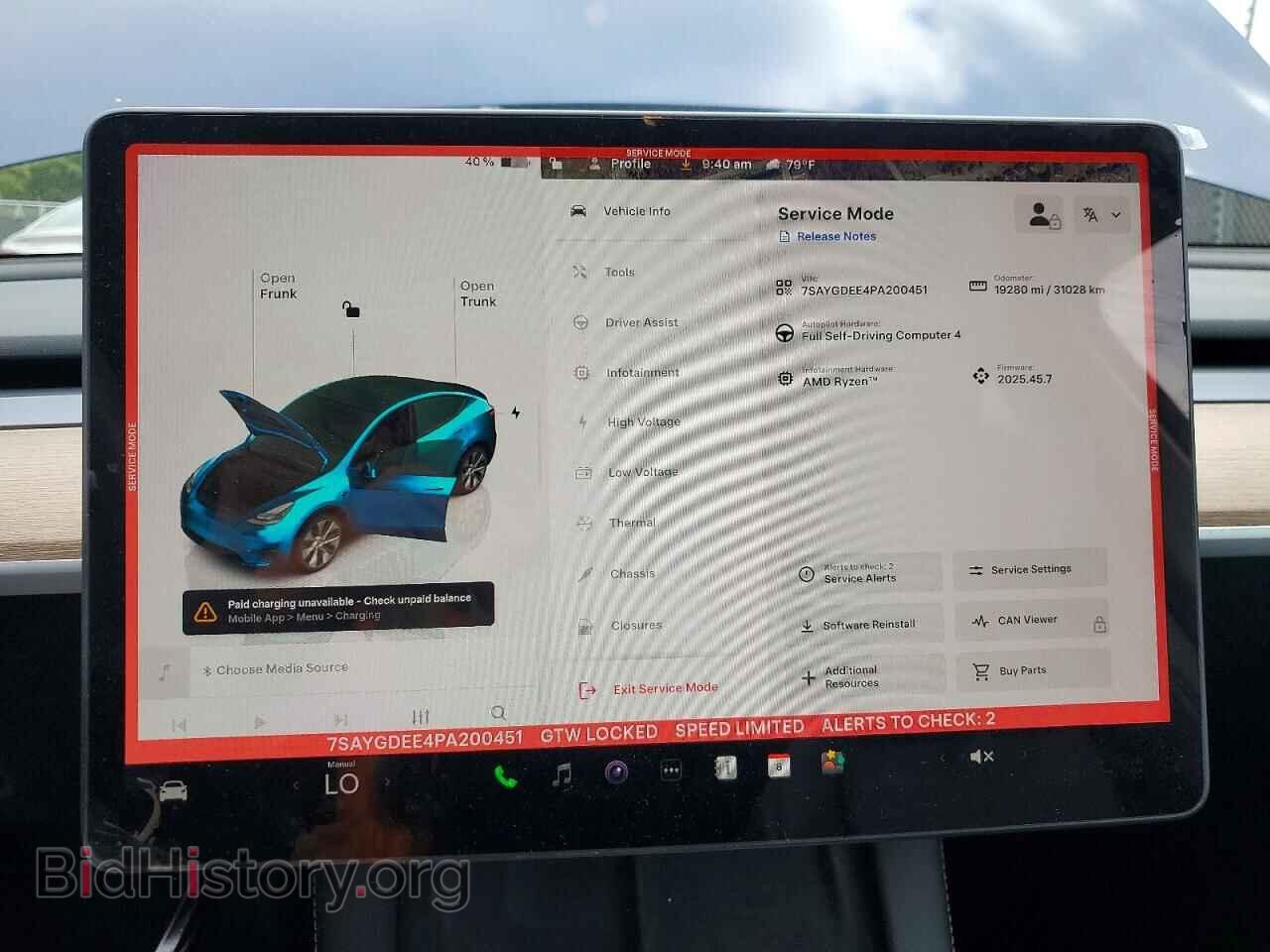 2023 TESLA MODEL Y - VIN: 7SAYGDEE4PA200451 - Photo 9