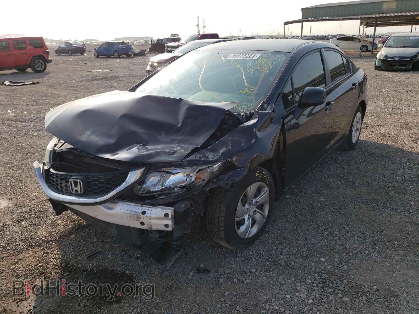 2013 HONDA CIVIC - VIN: 2HGFB2F59DH526584 - Фото 2