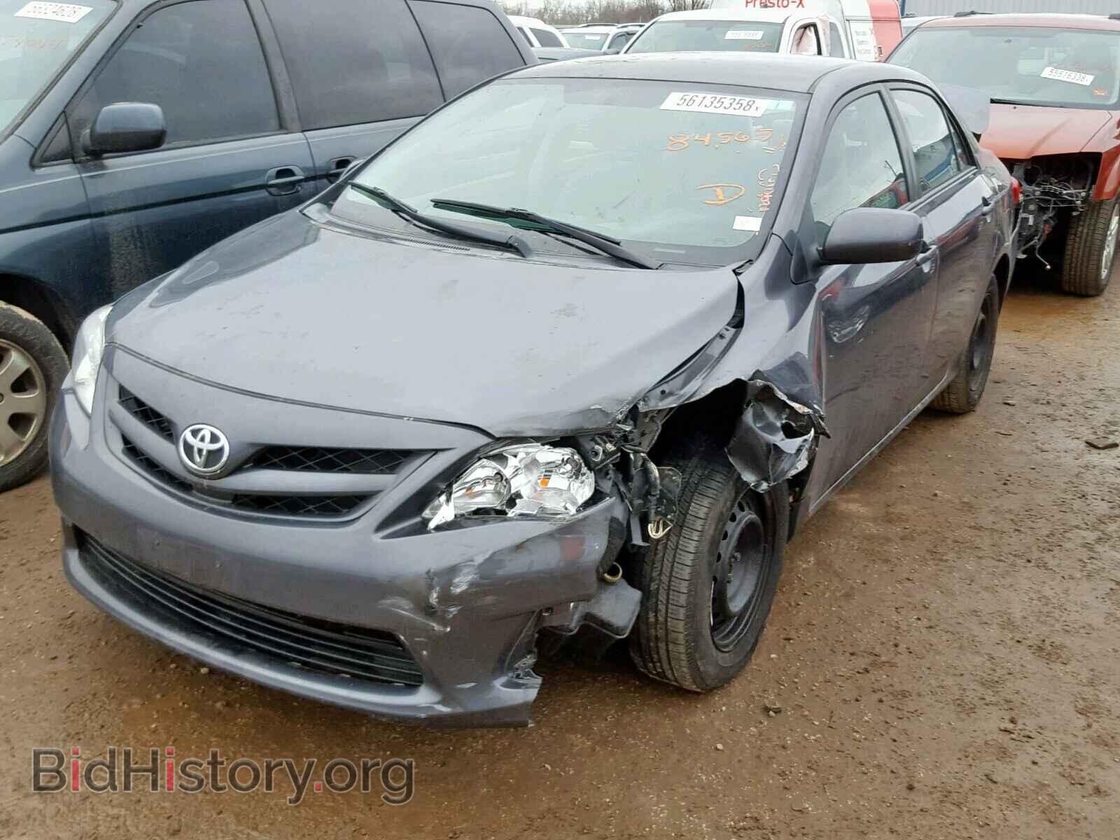 2011 TOYOTA COROLLA BA - VIN: 2T1BU4EE9BC618063 - Фото 2