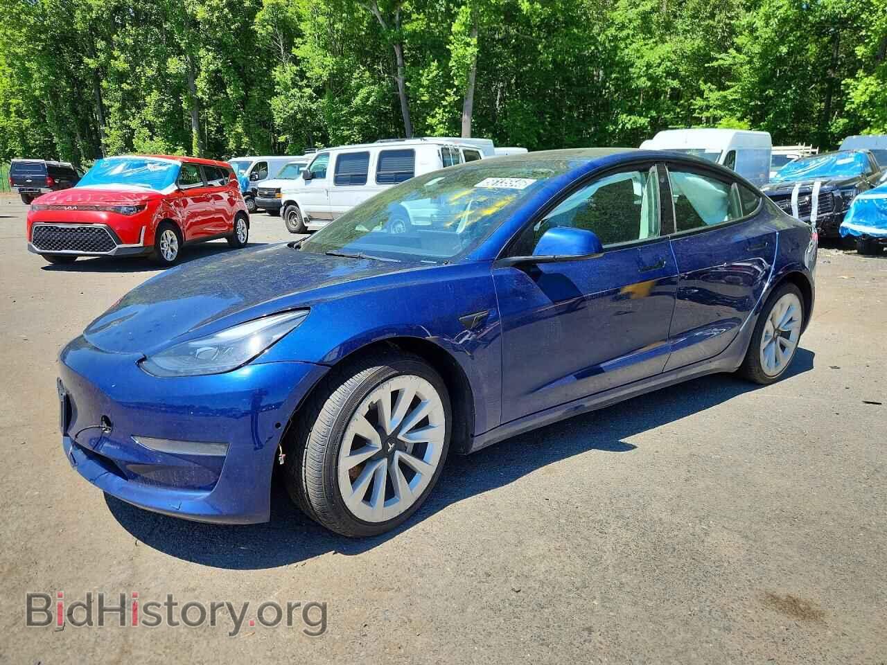 Фотография 5YJ3E1EA7NF287836 - TESLA MODEL 3 2022