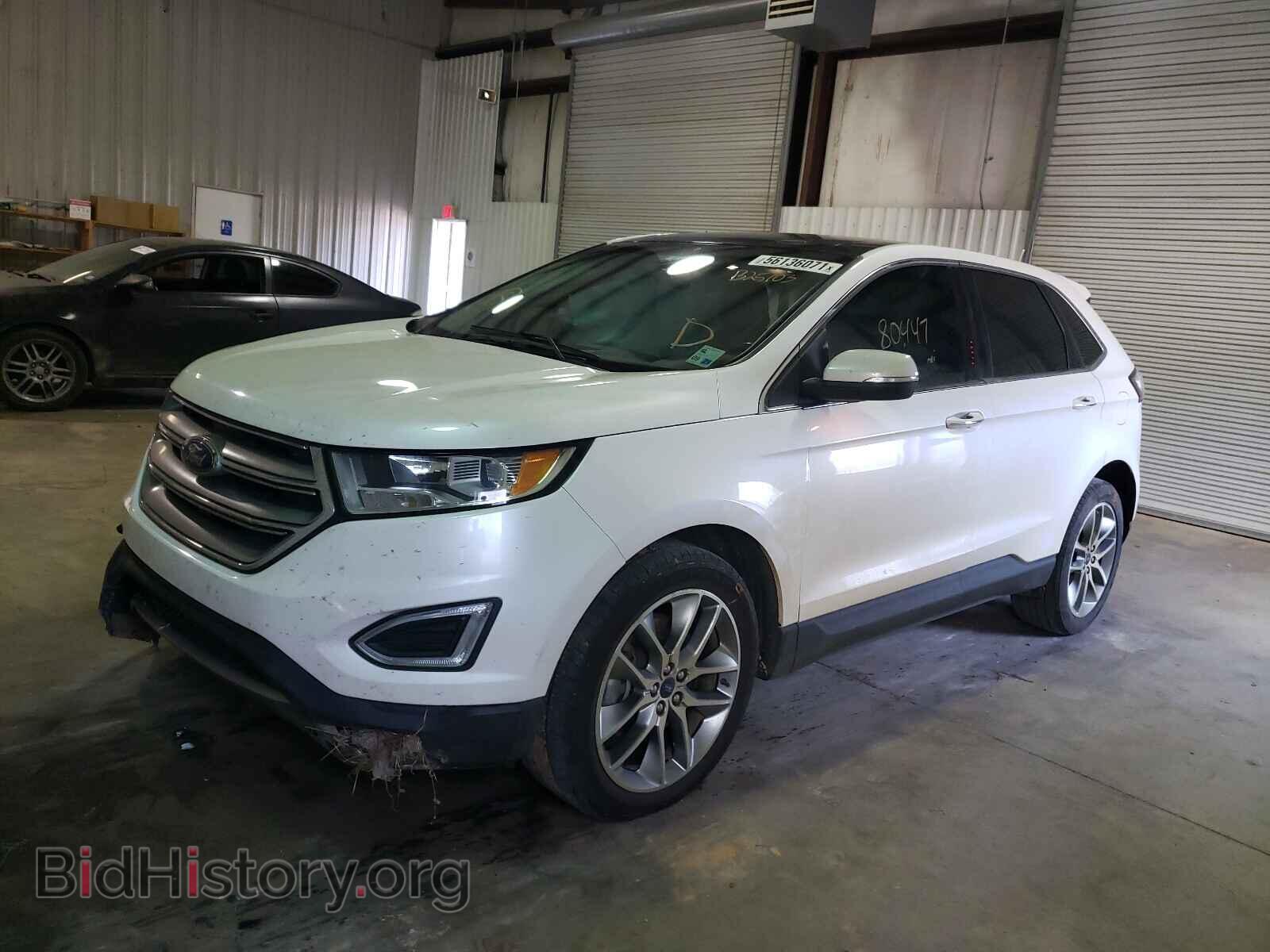 2015 FORD EDGE - VIN: 2FMTK3K8XFBB25103 - Фото 2