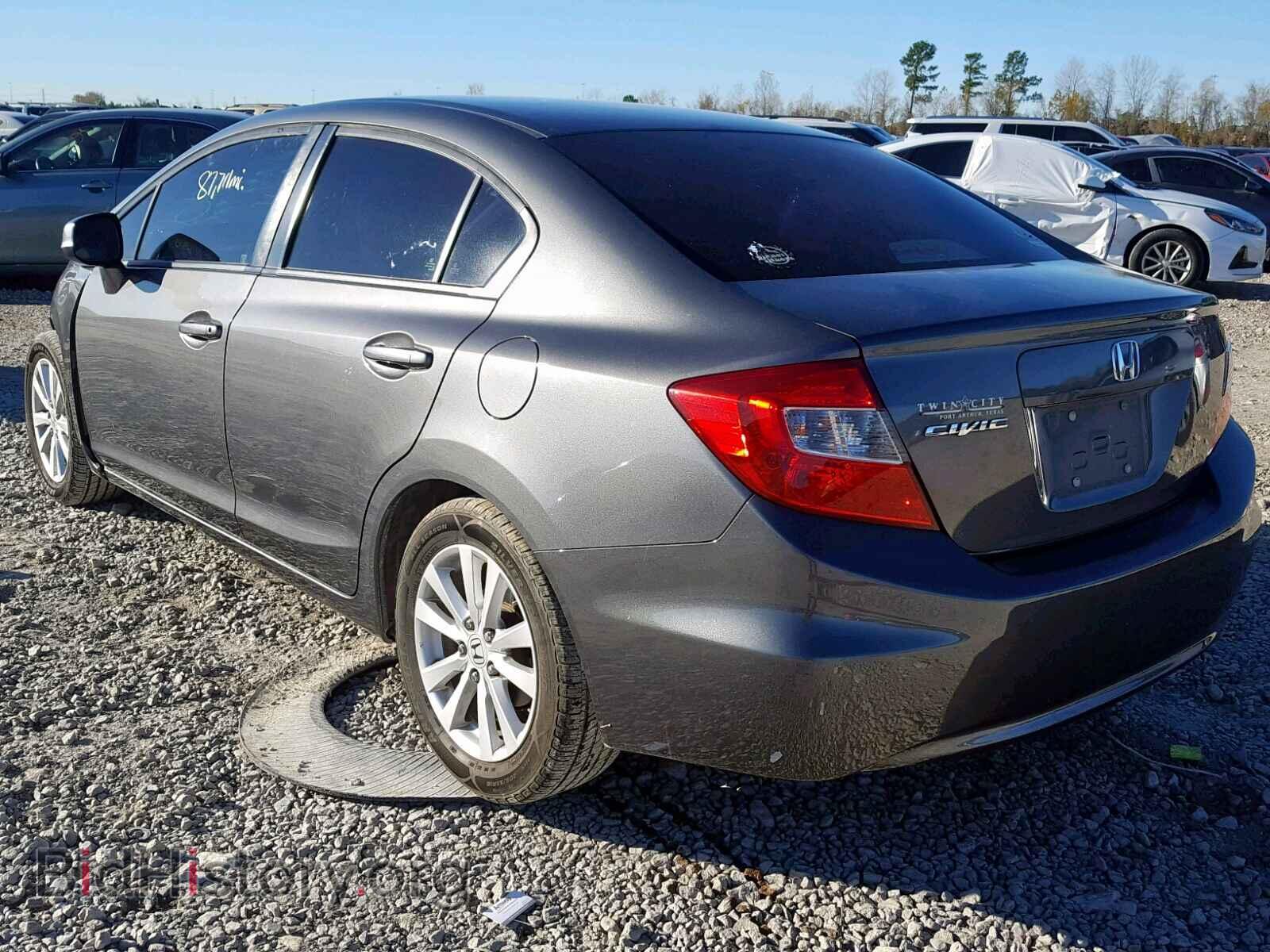 2012 HONDA CIVIC - VIN: 2HGFB2F83CH334473 - Фото 3