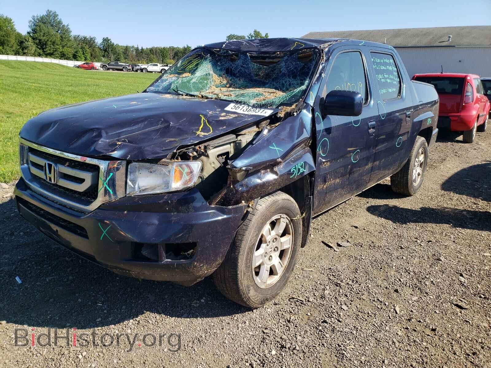 2009 HONDA RIDGELINE - VIN: 5FPYK16429B108235 - Фото 2
