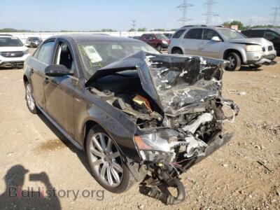 2012 Audi A4 A4 Premium, черный — VIN WAUFFAFL3CN020439, Copart