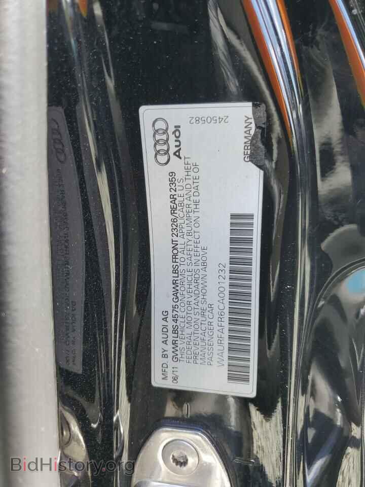 2012 AUDI A5 - VIN: WAURFAFR6CA001232 - Photo 12