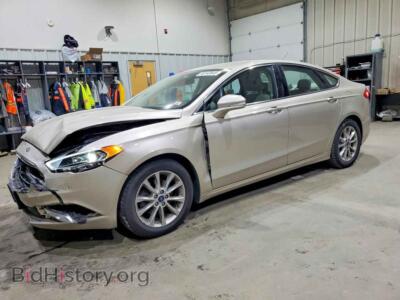 2017 Ford FUSION SE, gold — VIN 3FA6P0HD0HR331675, Copart