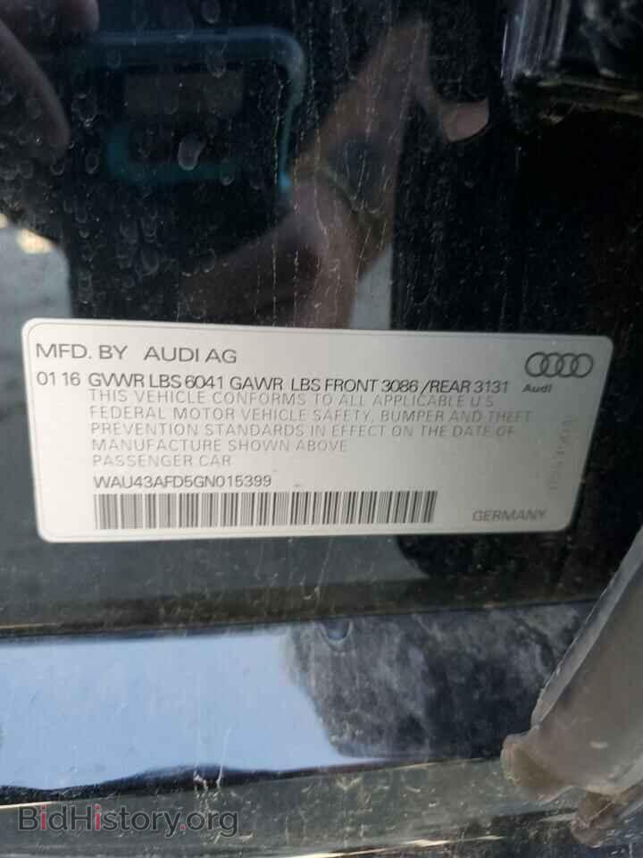 2016 AUDI A8 - VIN: WAU43AFD5GN015399 - Фото 13