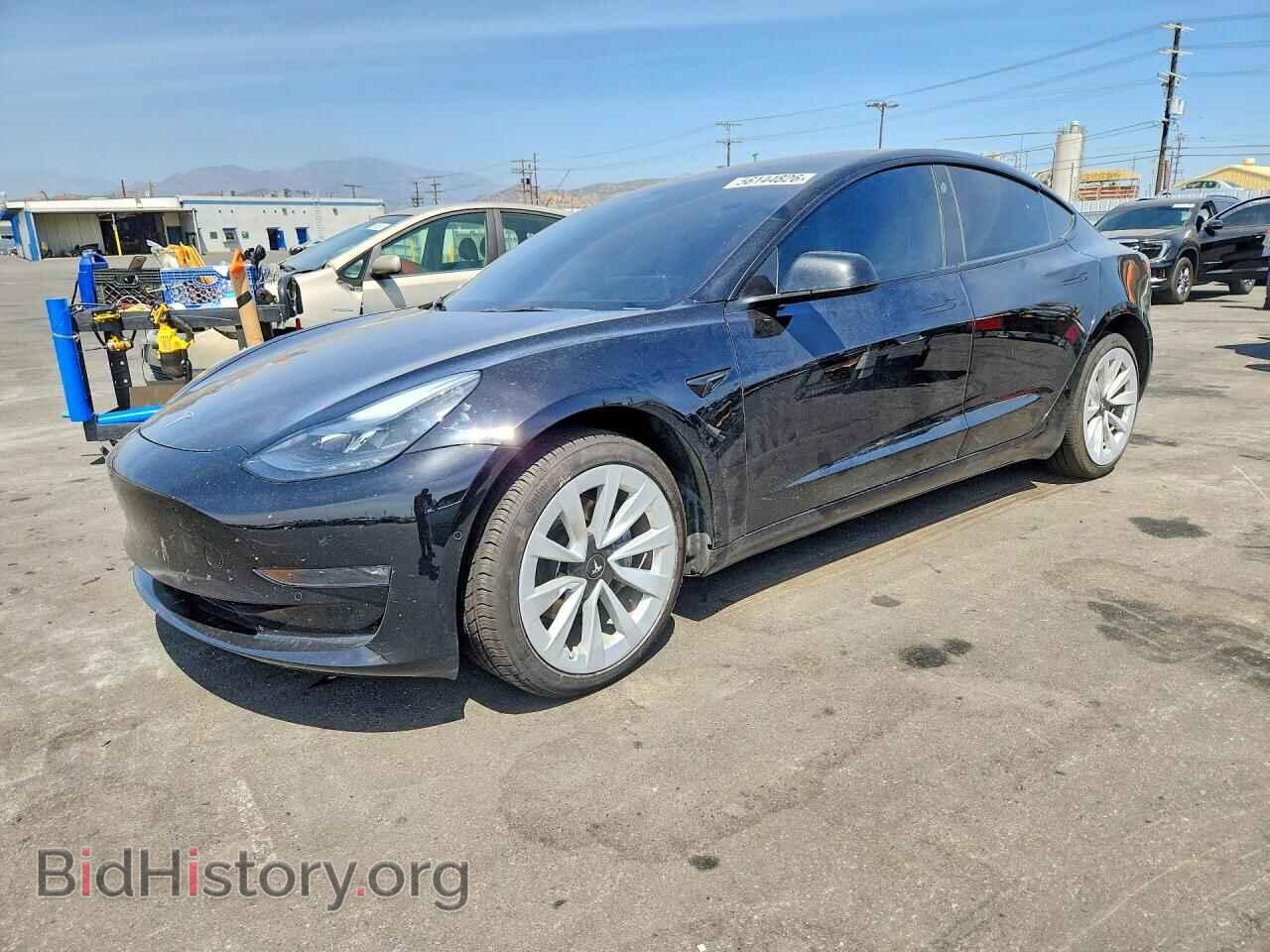 Photo 5YJ3E1EB7NF185073 - TESLA MODEL 3 2022
