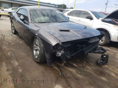 2017 Dodge CHALLENGER, темно-серый — VIN 2C3CDZAG7HH568369, Copart