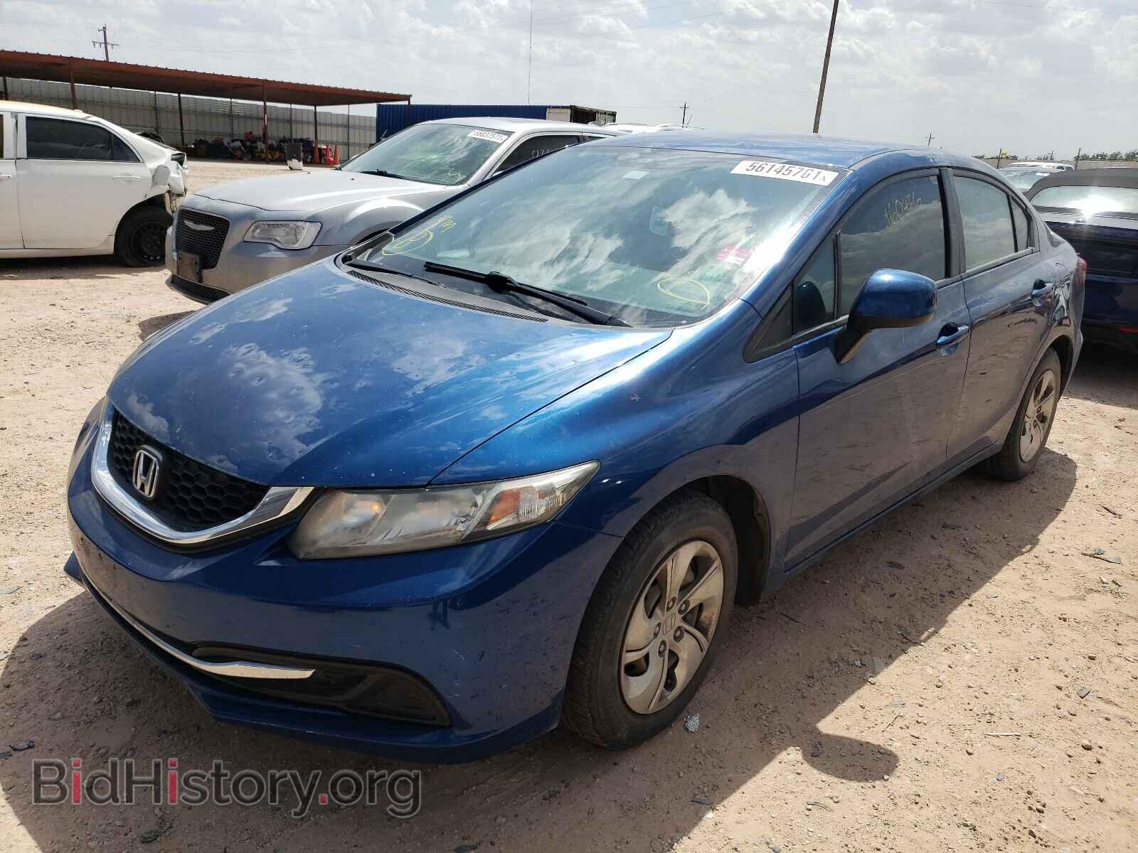 2013 HONDA CIVIC - VIN: 2HGFB2F5XDH583439 - Фото 2