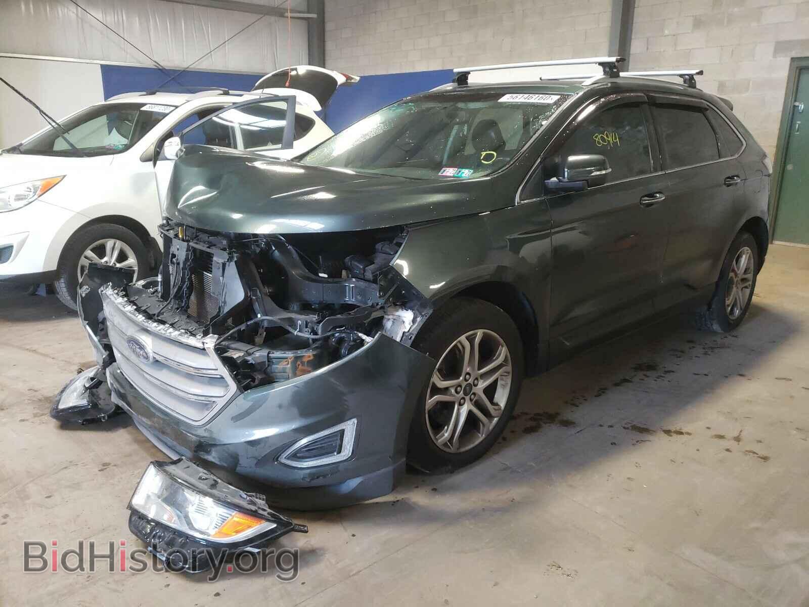 2015 FORD EDGE - VIN: 2FMTK4K86FBB75793 - Фото 2