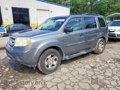 2009 Honda PILOT LX, gray — VIN 5FNYF38229B026896, Copart