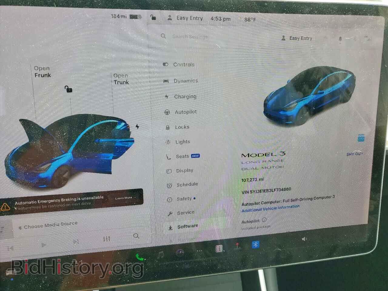 2020 TESLA MODEL 3 - VIN: 5YJ3E1EB3LF734880 - Фото 9