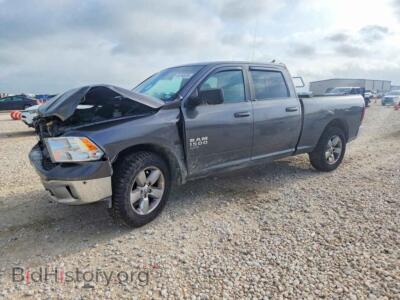 2019 RAM 1500 SLT, черный — VIN 1C6RR6TT2KS562289, Copart