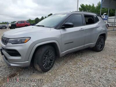 2022 Jeep COMPASS Limited, silver — VIN 3C4NJDCB3NT143803, Copart