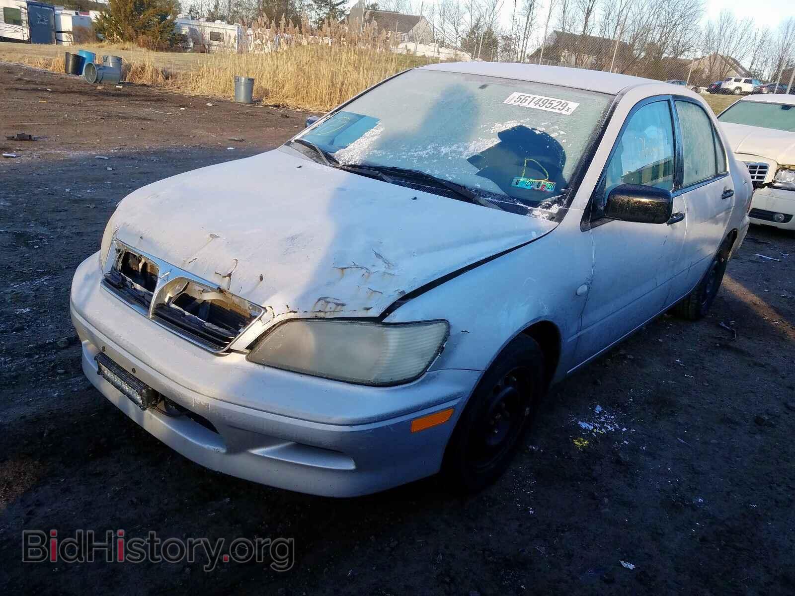 2002 MITSUBISHI LANCER - VIN: JA3AJ26E02U004110 - Фото 2