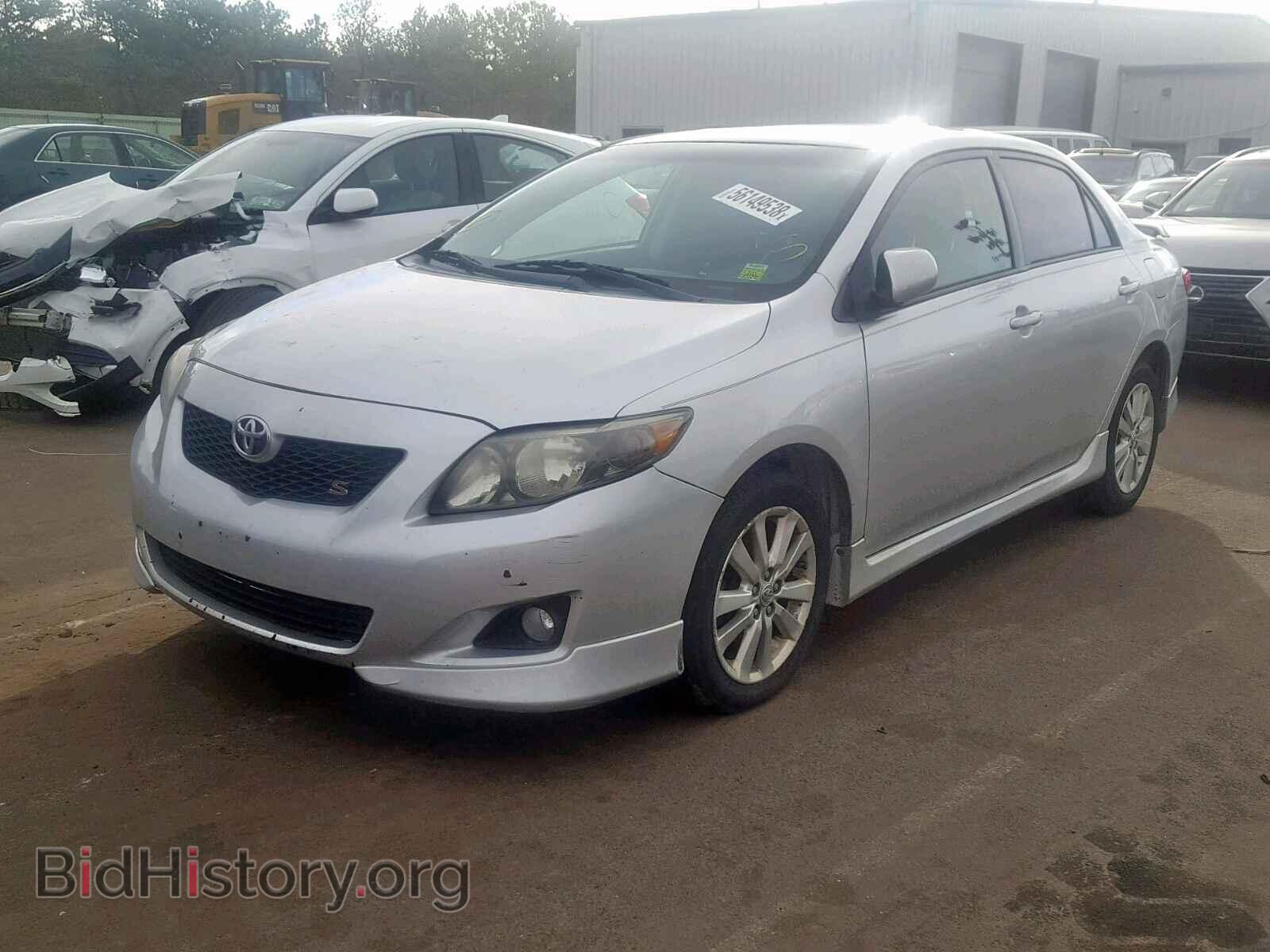 2009 TOYOTA COROLLA BA - VIN: 2T1BU40E29C058484 - Фото 2