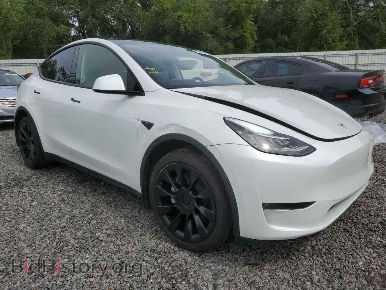 2022 TESLA MODEL Y - VIN: 7SAYGDEE2NF371036 - Фото 4