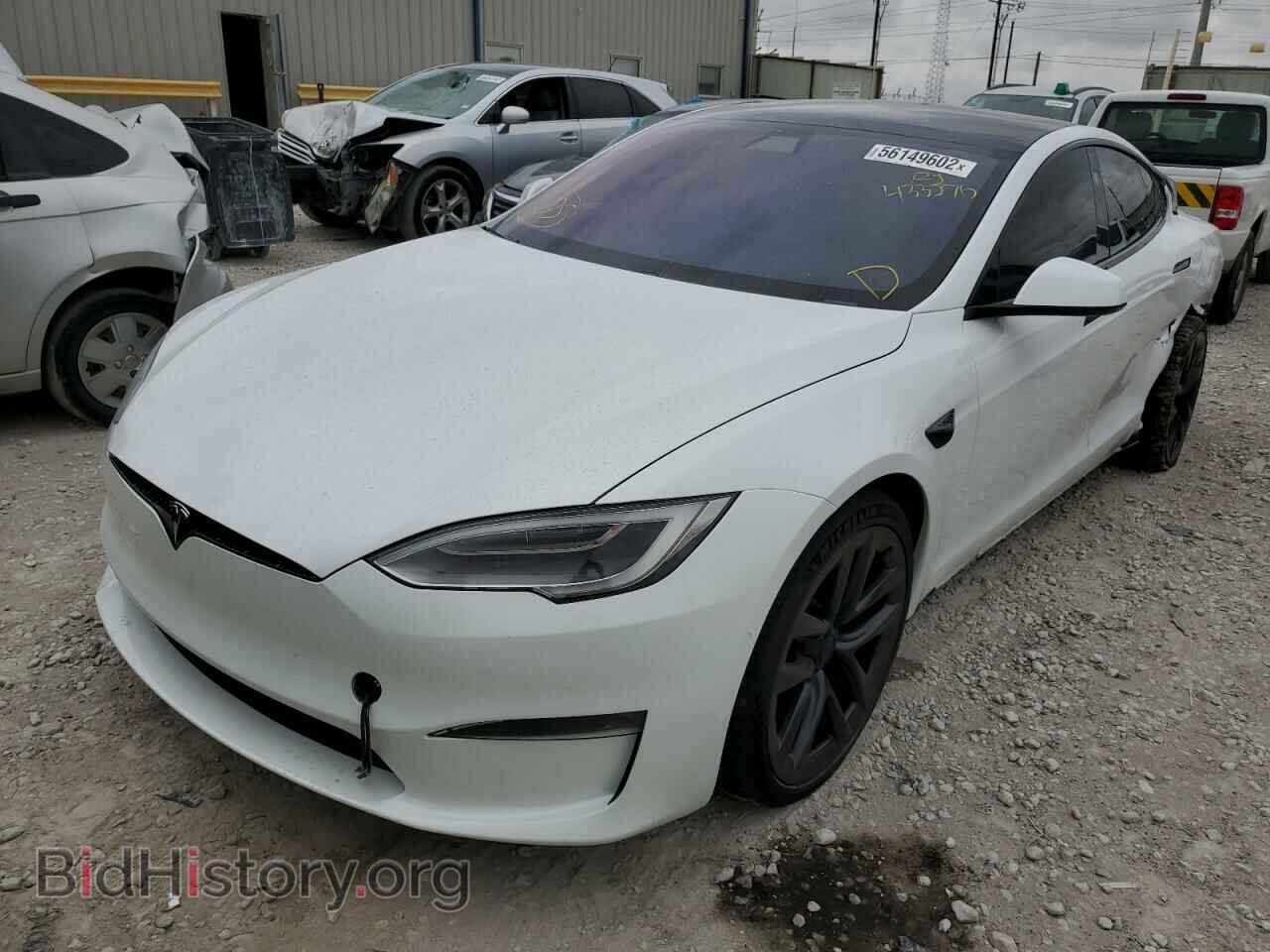 2021 TESLA MODEL S - VIN: 5YJSA1E57MF432270 - Фото 2