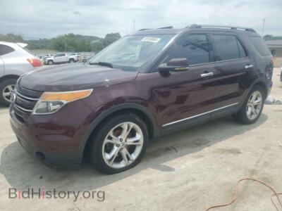2011 Ford EXPLORER Limited, maroon — VIN 1FMHK7F83BGA01720, Copart