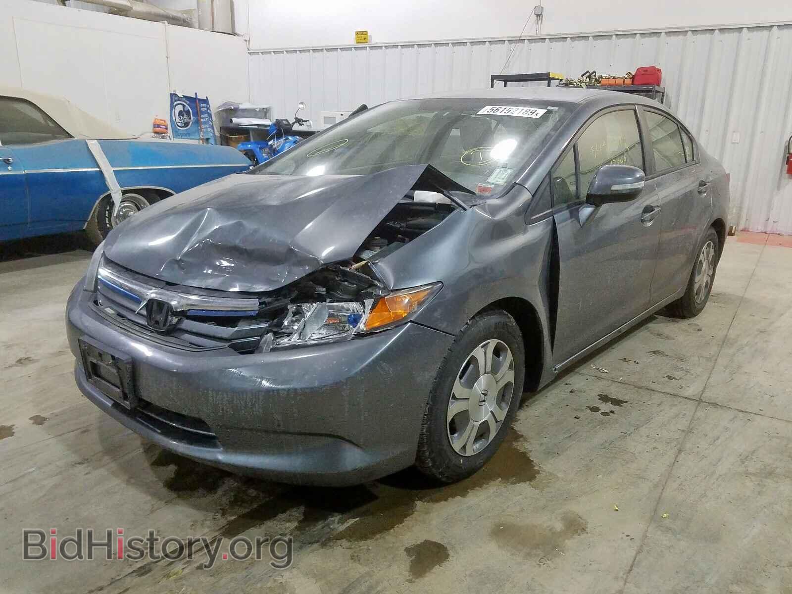 2012 HONDA CIVIC - VIN: JHMFB4F36CS009354 - Photo 2