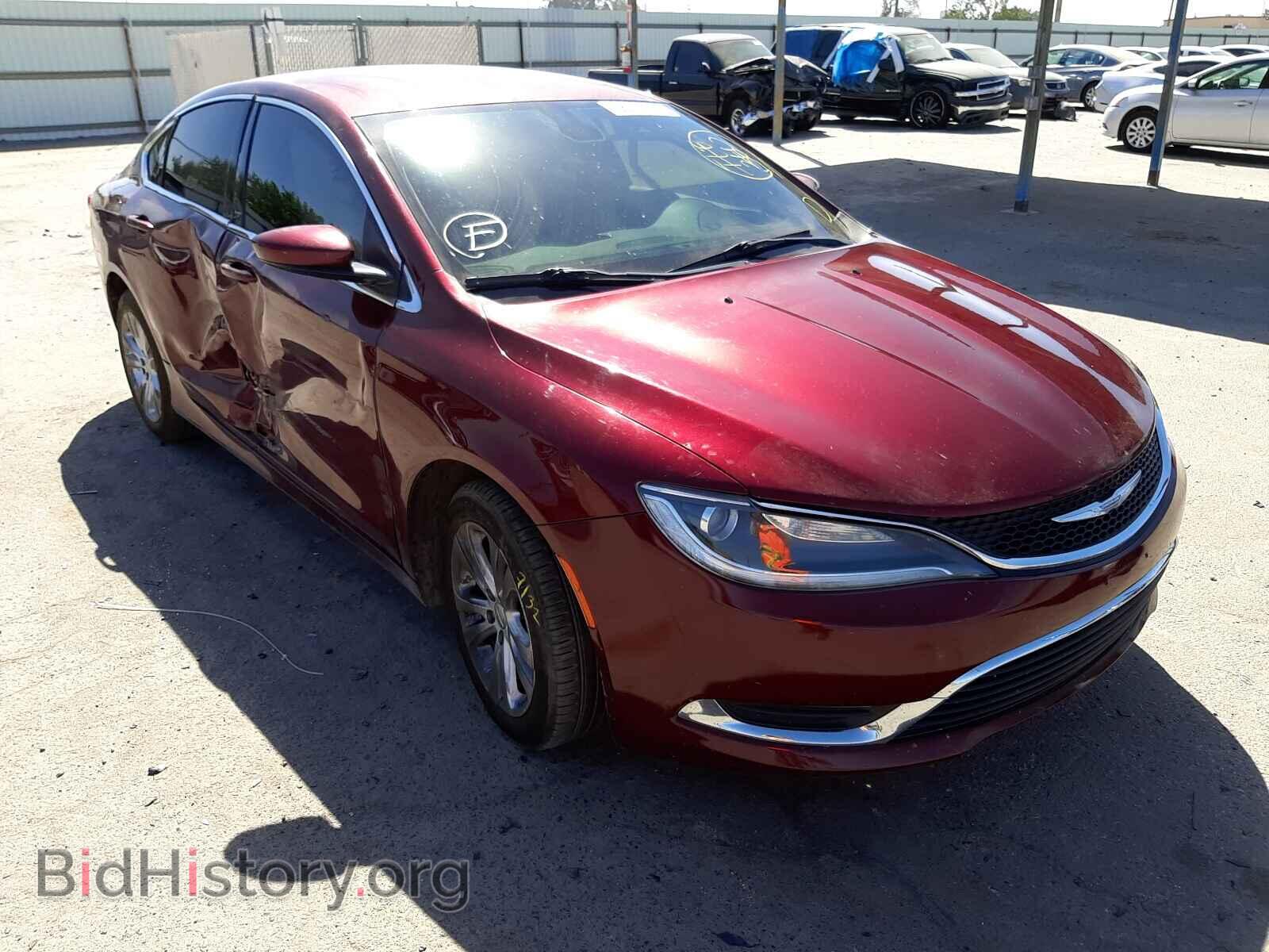 Фотография 1C3CCCABXFN750365 - CHRYSLER 200 2015
